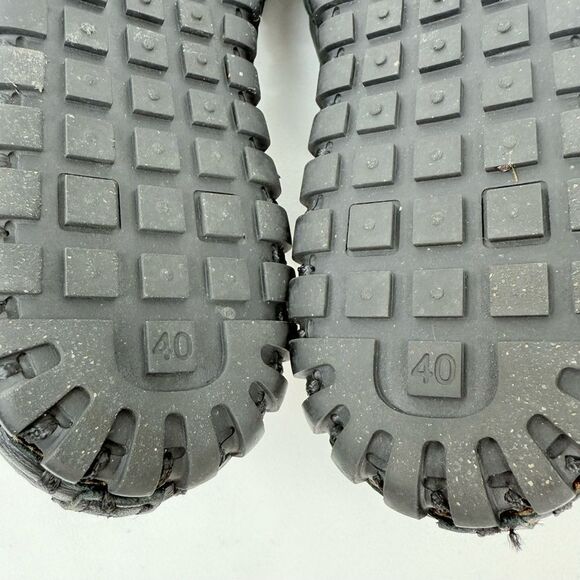 Spring Step FUSALIDE Black Leather Perforated Designed Slip On Statement Slide - Picture 15 of 15